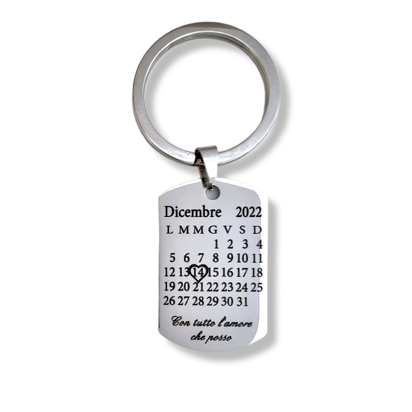 Portachiavi con Calendario Personalizzabile - D'Amico La Valle gioielli